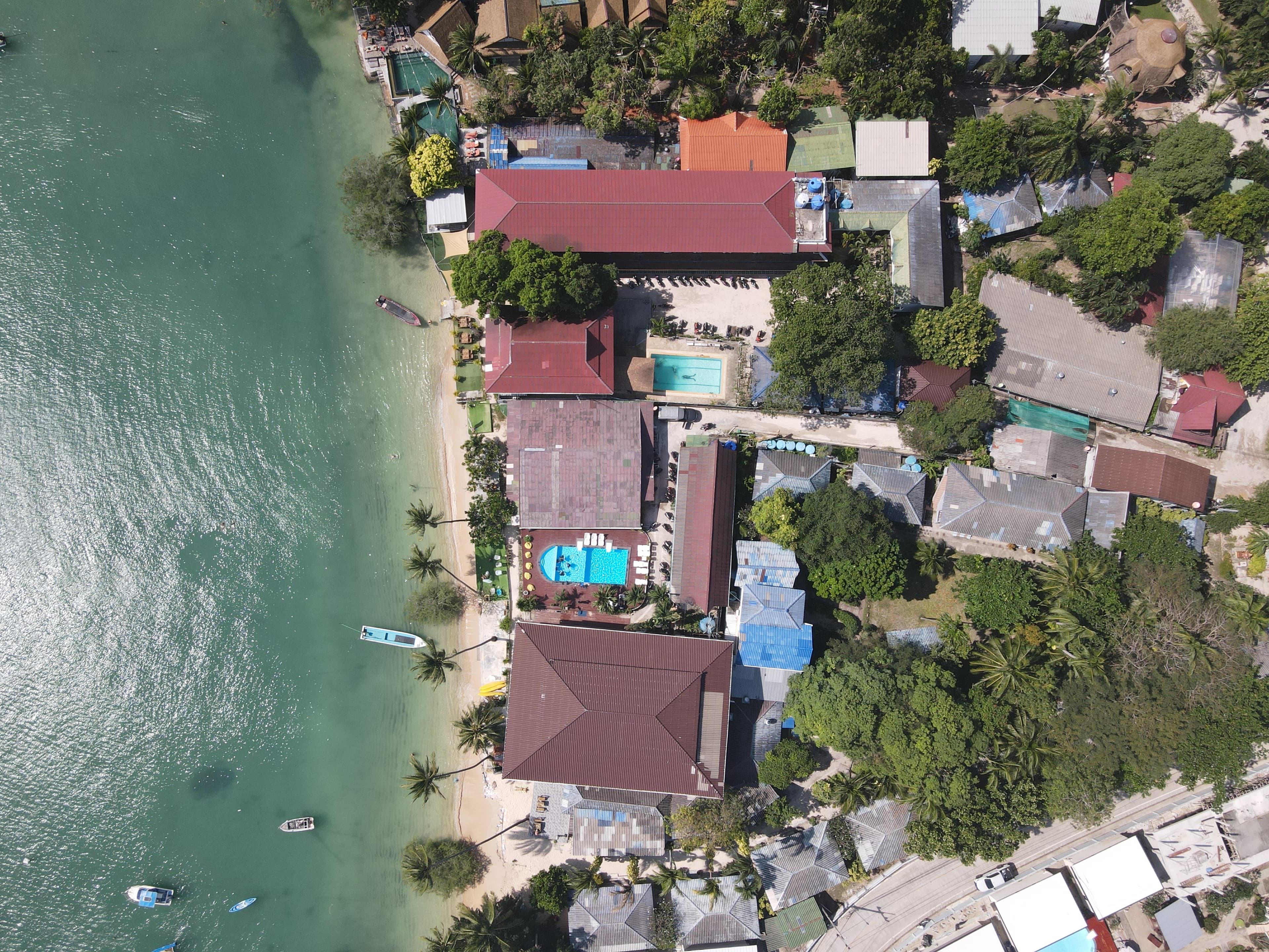 Carabao Diving Resort aerial view Koh Tao